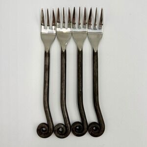 Gourmet Settings (GS) TREBLE CLEF 18/10 Stainless Steel Cocktail Forks SET OF 4